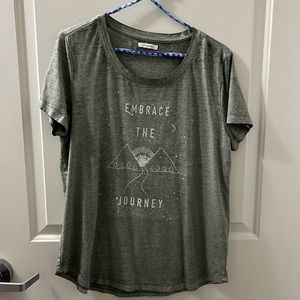 Graphic T-Shirt, green, Maurices sz L